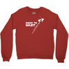 born to dart pfeil arrow bullseye triple double 180 club profi Crewneck Sweatshirt
