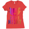 CHECK MEOWT CAT Ladies Fitted T-Shirt