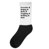 frenchies united Socks
