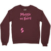 Muggle On Board Pink Crewneck Sweatshirt
