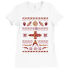 shiny sweater Ladies Fitted T-Shirt