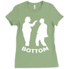 bottom eye poke Ladies Fitted T-Shirt