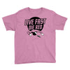 live fast die red Youth Tee