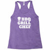 bbq grill chef Racerback Tank