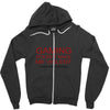 gaming doesn't make me violent Zipper Hoodie