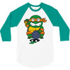 lucky turtle 3/4 Sleeve Shirt