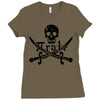 pi rate pirate Ladies Fitted T-Shirt