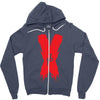 jake paul x red Zipper Hoodie