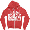 S.O.S. Save Our Students Zipper Hoodie
