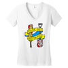 red on you Women's V-Neck T-Shirt