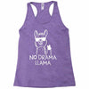 no drama llama Racerback Tank