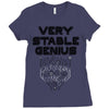 Very Stable Genius Ladies Fitted T-Shirt