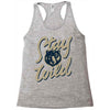 stay wild 2 Racerback Tank