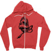 scream microphone Zipper Hoodie