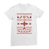 shiny sweater Ladies Fitted T-Shirt
