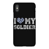 i love my soldier navy camouflage iPhoneX
