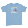 i still mis my ex but my aim is improving Youth Tee