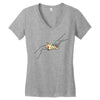 Creation of Adam Pizza Women's V-Neck T-Shirt