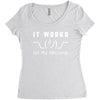 It Works On My Machine Women's Triblend Scoop T-shirt