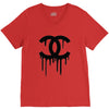 SIMPLE ART V-Neck Tee
