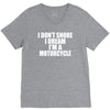 i don&rsquo;t snore i dream i&rsquo;m a motorcycle V-Neck Tee