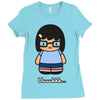 Tina Belcher Ladies Fitted T-Shirt