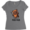 nub nub Women's Triblend Scoop T-shirt