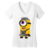 minion funkey Women's V-Neck T-Shirt