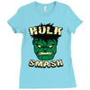 hulk smash Ladies Fitted T-Shirt