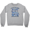 i have two tıtles aunt and dogmom an i rock them both flowers Crewneck Sweatshirt