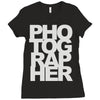 photographer Ladies Fitted T-Shirt