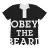obey the beard funny All Over Women's T-shirt
