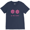 all natural 20 breasts dice V-Neck Tee