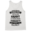 Super Cool Nanny Of A Freaking Awesome Granddaughter Tank Top
