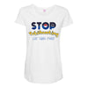 stop pokehunting Maternity Scoop Neck T-shirt