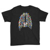 skeleton christmas tree Youth Tee