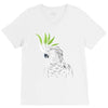tribal parrot V-Neck Tee