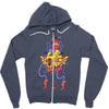 vegetron Zipper Hoodie