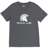 molon labe spartan rifle V-Neck Tee