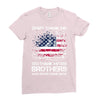 Veteran Don't Thank Me Thank My Brothers Who Never Came Back Ladies Fitted T-Shirt