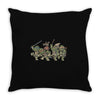 where the wild turtles are Throw Pillow