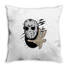 hockey mask halloween Throw Pillow