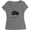 custom texti Women's Triblend Scoop T-shirt
