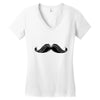 mustache Women's V-Neck T-Shirt
