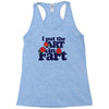 i put the art in fart Racerback Tank