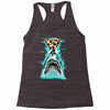 pizza shark graphic Racerback Tank