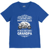 Motorcycles Grandpa V-Neck Tee