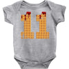 Eleven Waffle Baby Bodysuit