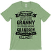 Super Cool Granny Of A Freaking Awesome Grandson T-Shirt