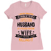 Super Cool Husband Of A Freaking Awesome Wife Ladies Fitted T-Shirt